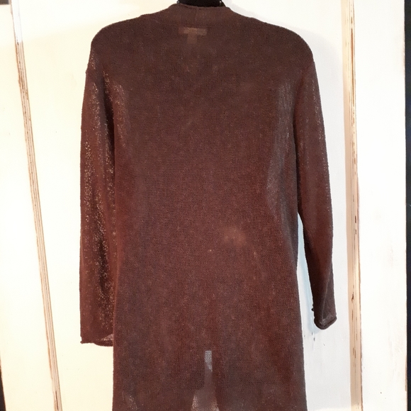 Coldwater Creek One Button Open Front Cardigan M - Picture 6 of 8